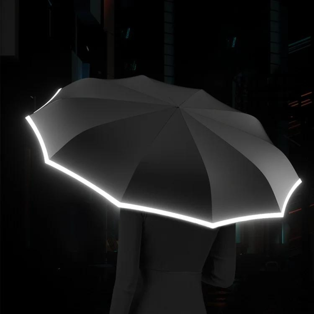Windproof Umbrella with Reflective Edge - StormGuard-Green-State of Style