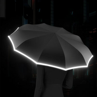 Windproof Umbrella with Reflective Edge - StormGuard-Green-State of Style