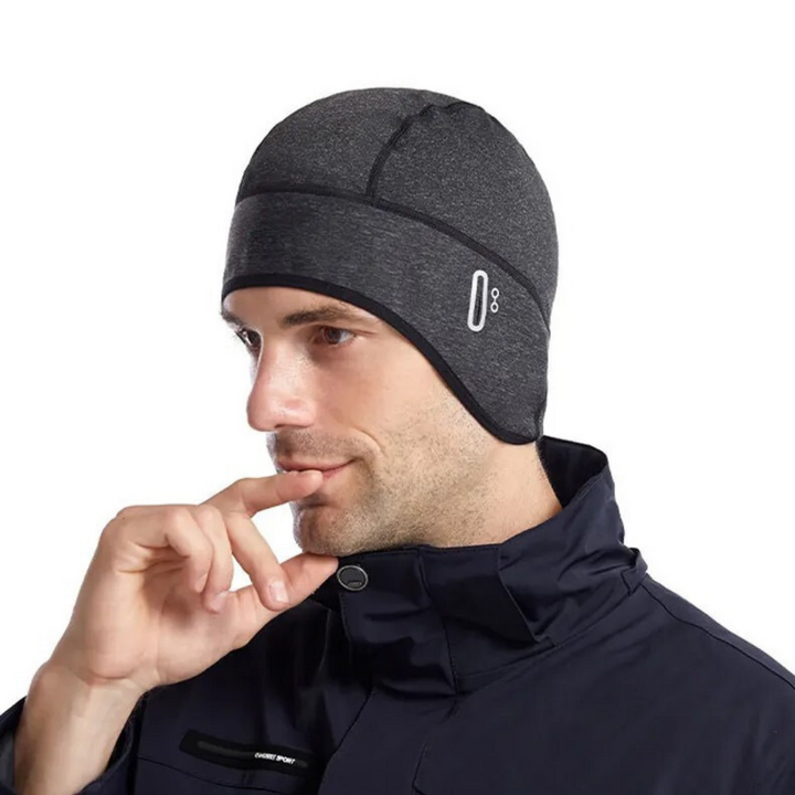 Winter Cycling Beanie - FrostGuard™-Grey-State of Style