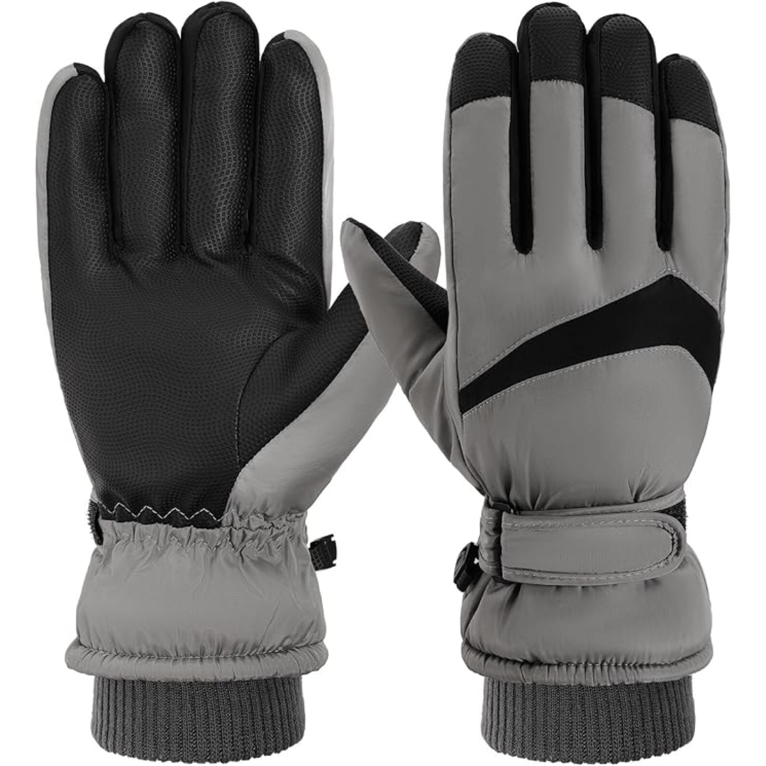 Winter Thermal Fleece Touchscreen Gloves - ThermaTouch-Gray checkmark-State of Style