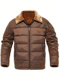 Winter Warm Fleece Jacket for Men - Jasper-Black-S-State of Style