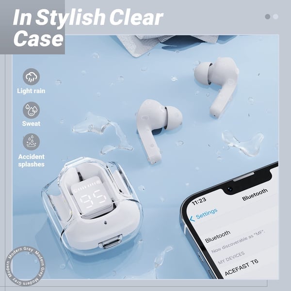 Wireless Bluetooth Earbuds – SonicPulse-Black-State of Style