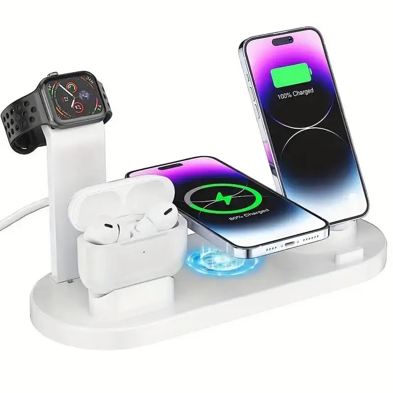 Wireless Charging Station – Chargix-White-State of Style