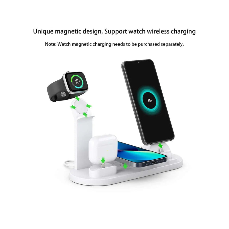 Wireless Charging Station – Chargix-White-State of Style
