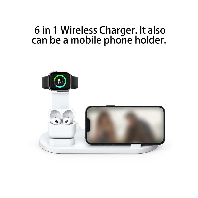 Wireless Charging Station – Chargix-White-State of Style
