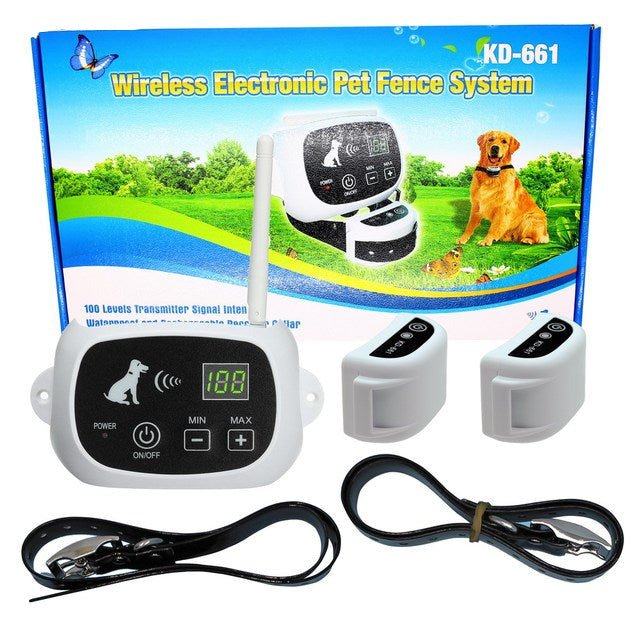 Wireless Dog Fence System with Training Function - HaloGuard-1 Collar-State of Style