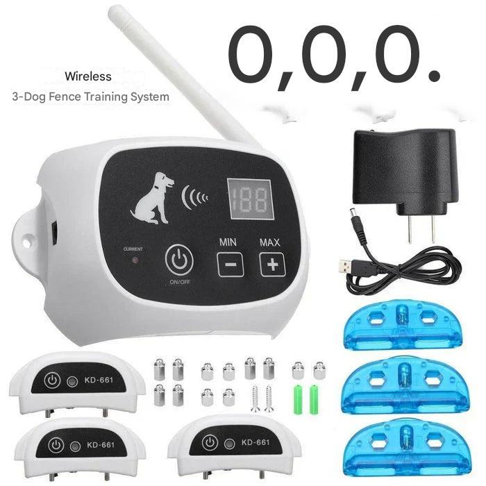 Wireless Dog Fence System with Training Function - HaloGuard-1 Collar-State of Style