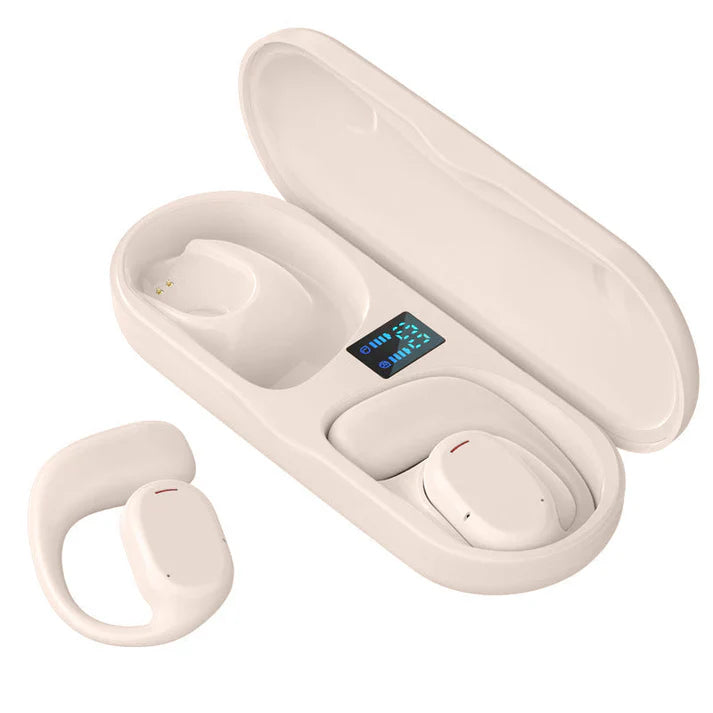 Wireless Earbuds with Open Design - AirBeat Flex-Beige-State of Style