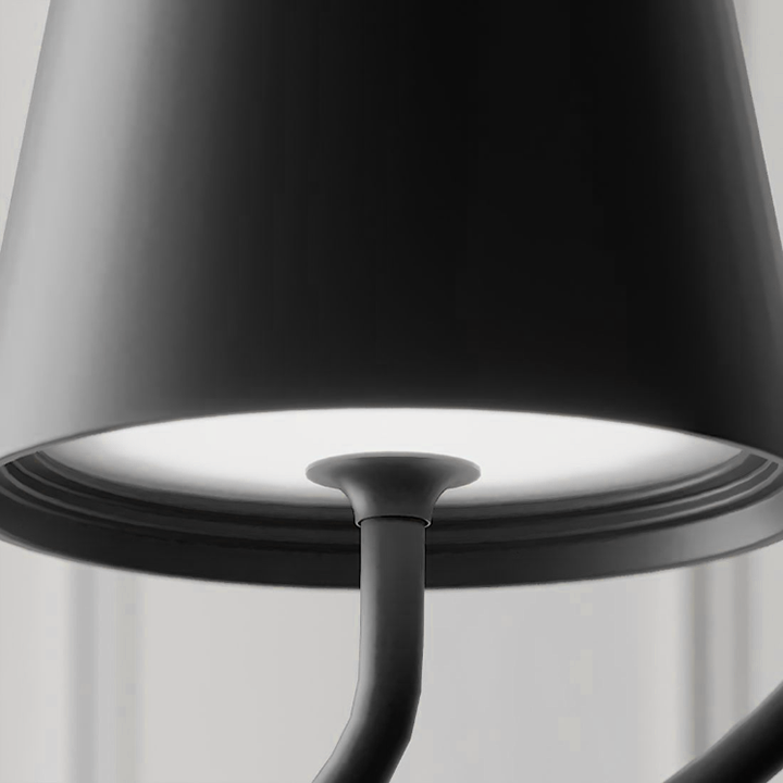 Wireless LED Pendant Lamp - LumiCord-Black-State of Style