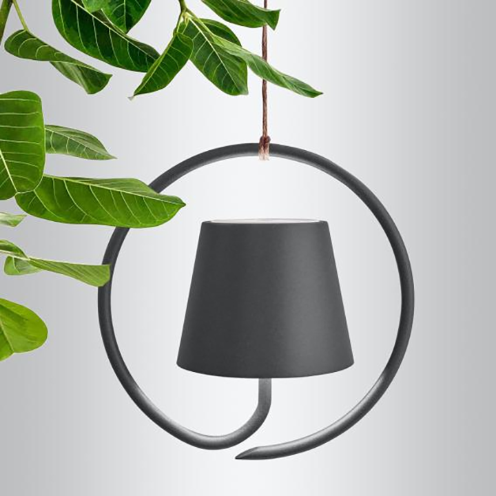 Wireless LED Pendant Lamp - LumiCord-Black-State of Style