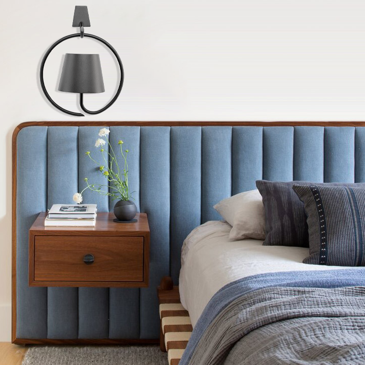 Wireless LED Pendant Lamp - LumiCord-Black-State of Style