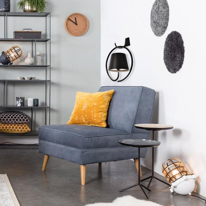 Wireless LED Pendant Light - LumiCord-Black-State of Style
