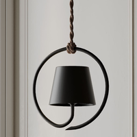 Wireless LED Pendant Light - LumiCord-Black-State of Style