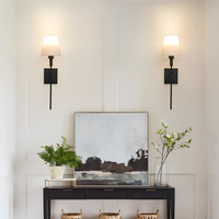 Wireless Luxury Wall Lamp - LumaElegance-Black-2-Square-State of Style