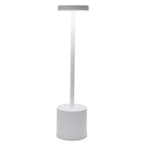 Wireless Metal LED Table Lamp - LumiMetal-White-State of Style