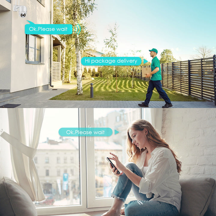 Wireless Outdoor Security Camera with WiFi – SecureView 360-State of Style