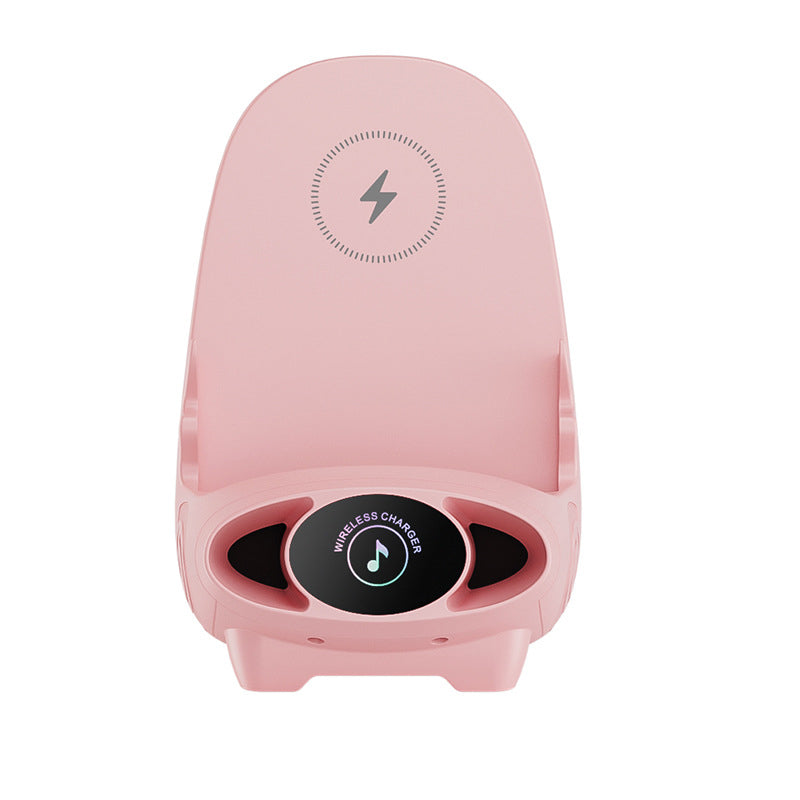 Wireless Phone Holder with 15W Fast Charging Function - FlexCharge Chair-Pink-State of Style