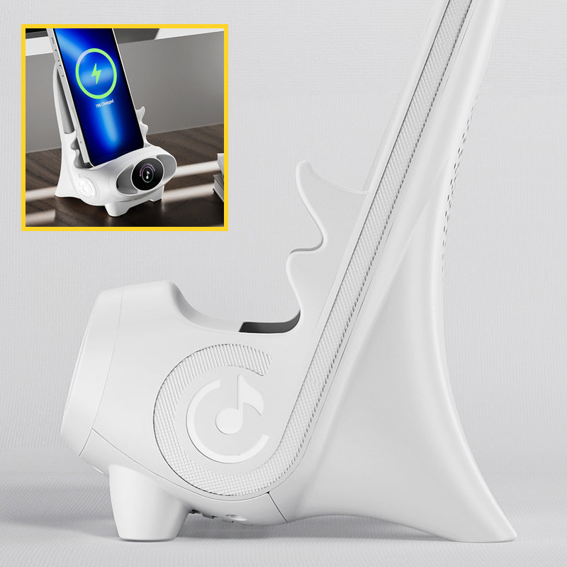 Wireless Phone Holder with 15W Fast Charging Function - FlexCharge Chair-White-State of Style