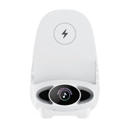 Wireless Phone Holder with 15W Fast Charging Function - FlexCharge Chair-White-State of Style
