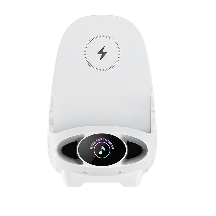 Wireless Phone Holder with 15W Fast Charging Function - FlexCharge Chair-White-State of Style
