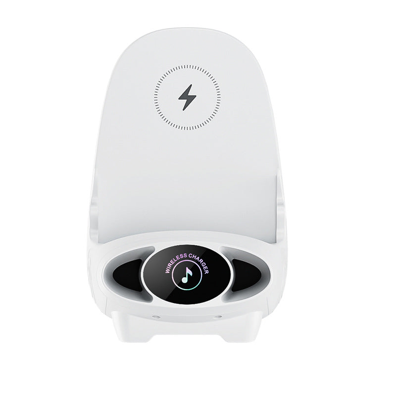 Wireless Phone Holder with 15W Fast Charging Function - FlexCharge Chair-White-State of Style