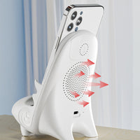 Wireless Phone Holder with 15W Fast Charging Function - FlexCharge Chair-White-State of Style