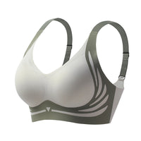 Wireless push-up bra with lifting effect – Isabella-Green-M(BC)(45-55KG)-State of Style