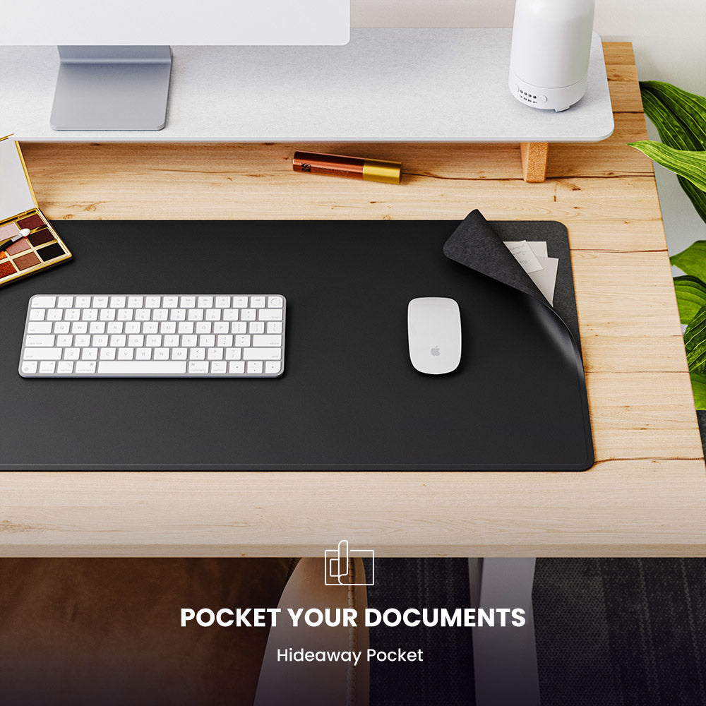 Wireless Rechargeable Desk Mat - ChargePad Flex-Black-State of Style