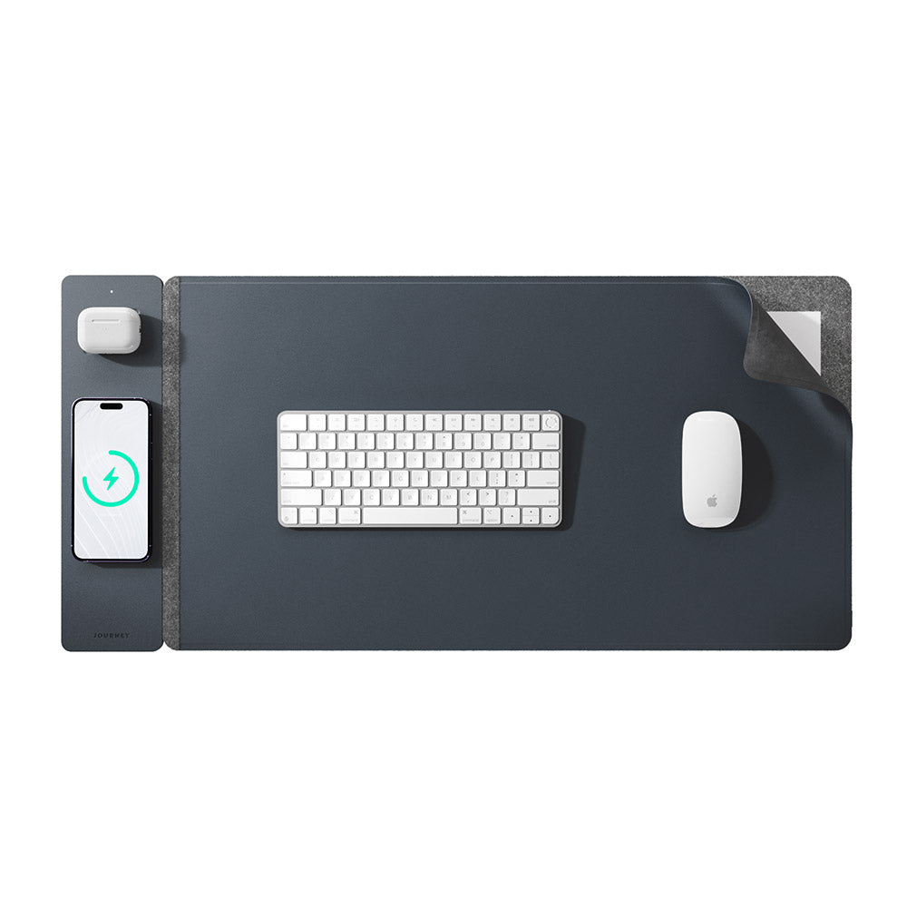 Wireless Rechargeable Desk Mat - ChargePad Flex-Dark blue-State of Style
