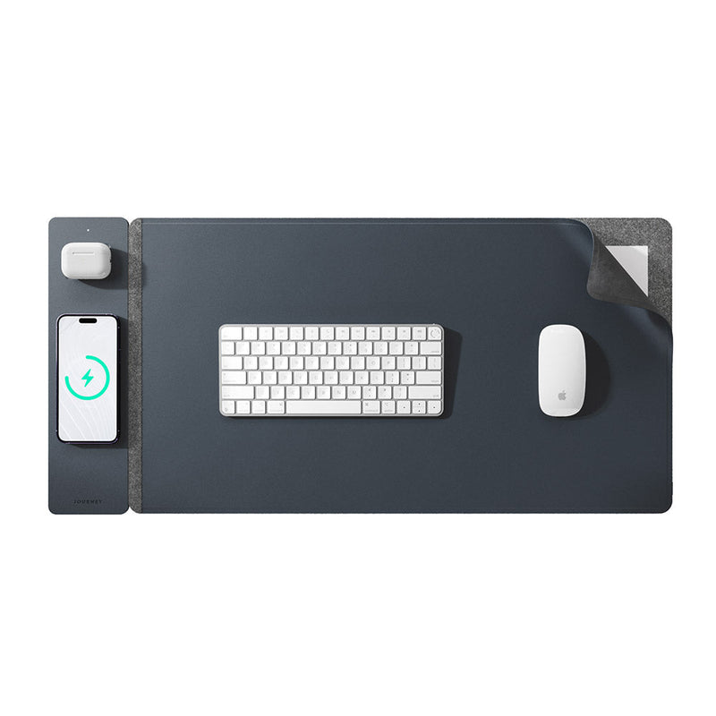Wireless Rechargeable Desk Mat - ChargePad Flex-Dark blue-State of Style