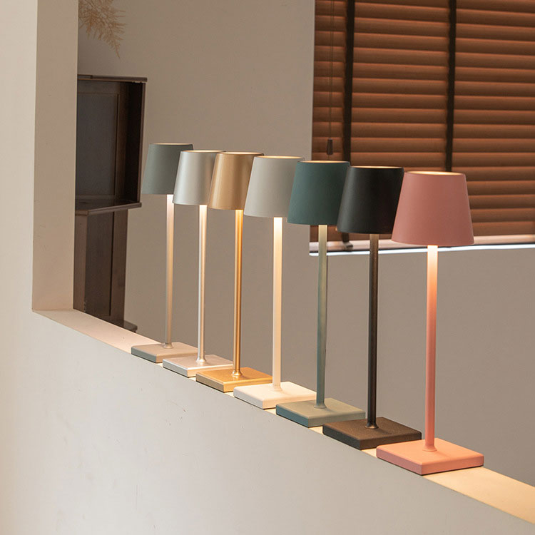 Wireless Rechargeable Table Lamp - Lumière Monsieur-White-State of Style