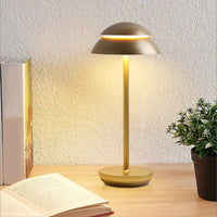 Wireless Rechargeable Table Lamp with LED Lighting - GlowBeam-Gold-State of Style