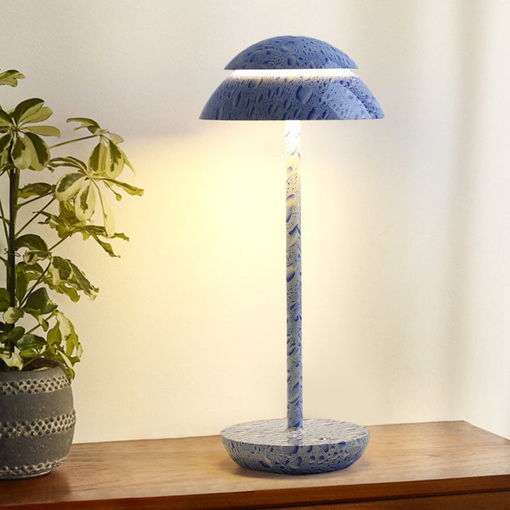 Wireless Rechargeable Table Lamp with LED Lighting - GlowBeam-Purple-State of Style
