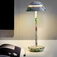 Wireless Rechargeable Table Lamp with LED Lighting - GlowBeam-Violet-State of Style