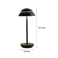 Wireless Rechargeable Table Lamp with LED Lighting - GlowBeam-White-State of Style
