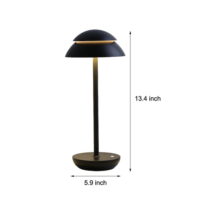 Wireless Rechargeable Table Lamp with LED Lighting - GlowBeam-White-State of Style