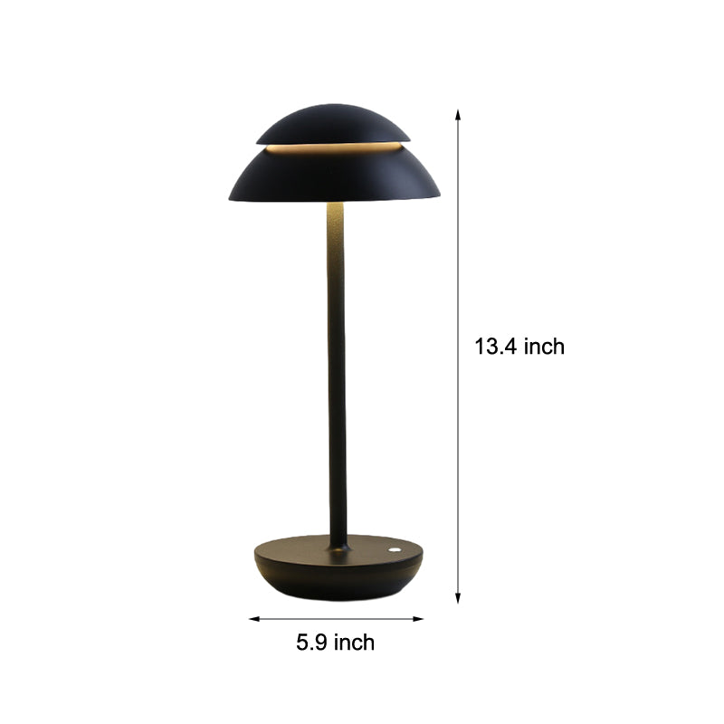 Wireless Rechargeable Table Lamp with LED Lighting - GlowBeam-White-State of Style