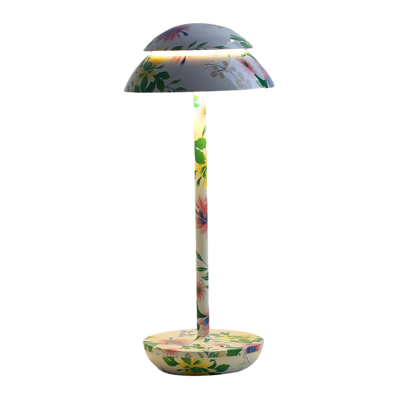 Wireless Rechargeable Table Lamp with LED Lighting - GlowBeam-White-State of Style