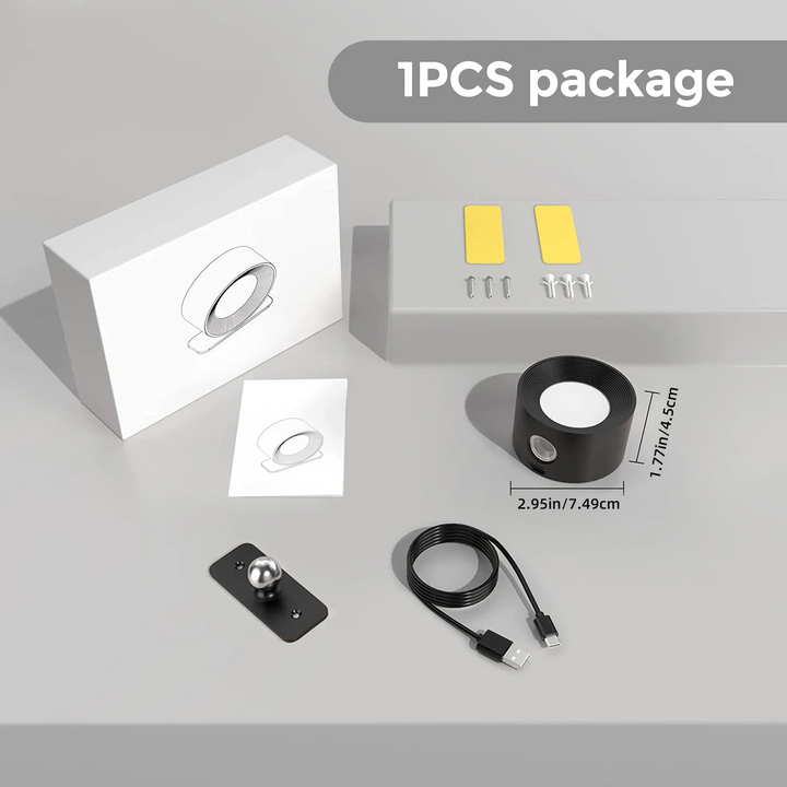 Wireless Rechargeable Wall Lamp - LumoFlex-White-Touch Control-State of Style
