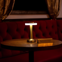 Wireless Retro Table Lamp - LumiBar-Gold-State of Style