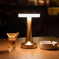Wireless Retro Table Lamp - LumiBar-Gold-State of Style