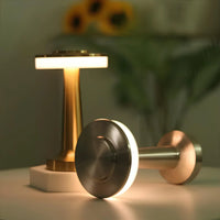 Wireless Retro Table Lamp - LumiBar-Gold-State of Style
