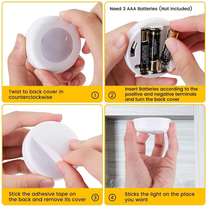 Wireless RGB LED Under Cabinet Lighting - GlowyLed-1 Lamp-State of Style