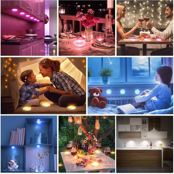 AA OUT OF STOCK Wireless RGB LED Under Cabinet Lighting - GlowyLed-1 Lamp-State of Style