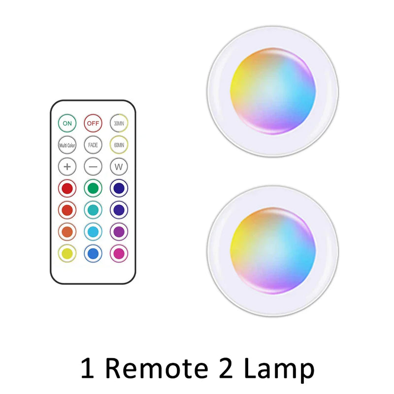 Wireless RGB LED Under Cabinet Lighting - GlowyLed-2 Lamps-State of Style