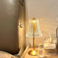 Wireless Table Lamp with Crystal Decor and Dimmable Lighting - GlamLight-State of Style