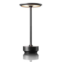 Wireless USB Rechargeable Design Table Lamp - GlowBeam-Black-State of Style