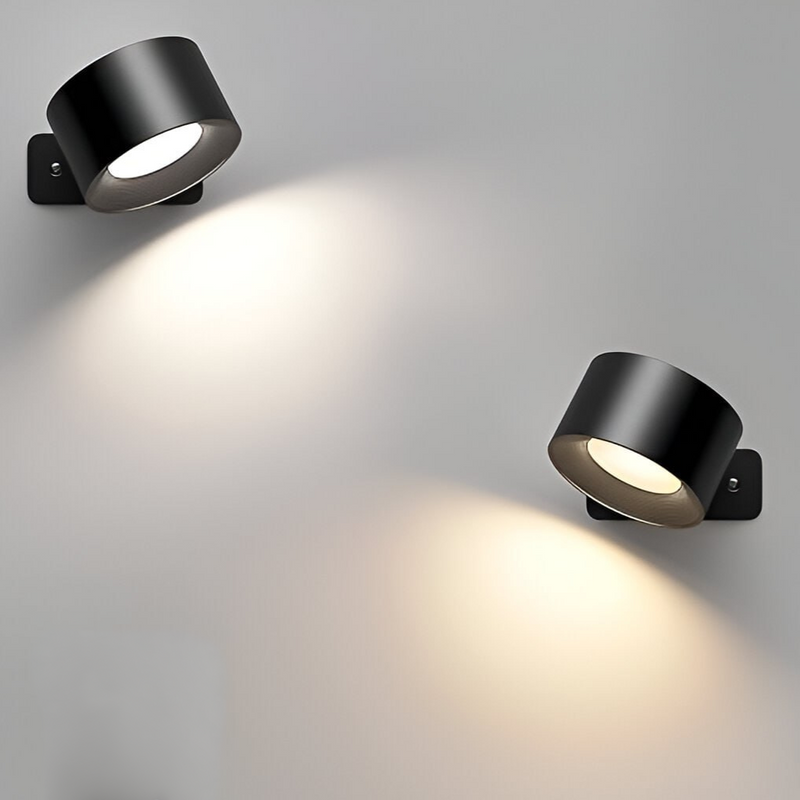 Wireless Wall Light - FlexiGlow-Touch control-Black-State of Style