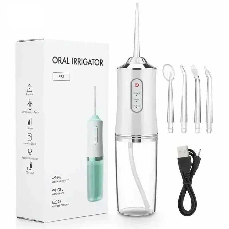 Wireless Water Flosser - FlossMaster-Green-State of Style