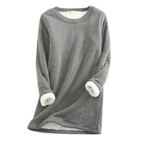 Ladies' fleece pullover with lining – Mira